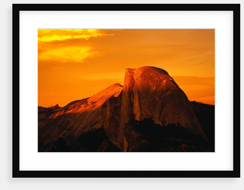 Half Dome at Sunset by Anonymous