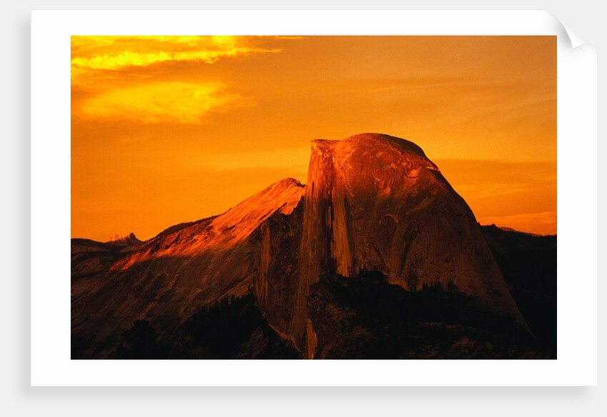 Half Dome at Sunset by Anonymous