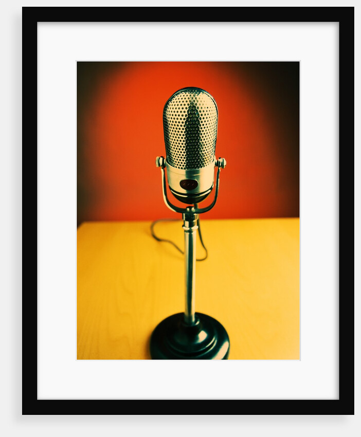 Vintage Microphone by Anonymous