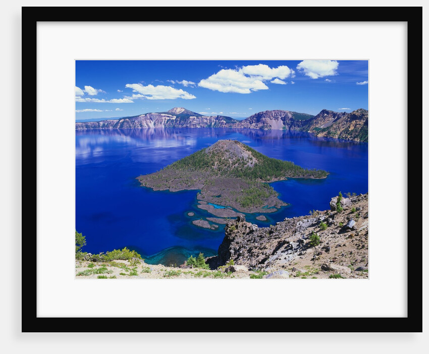 Wizard Island in Crater Lake by Anonymous