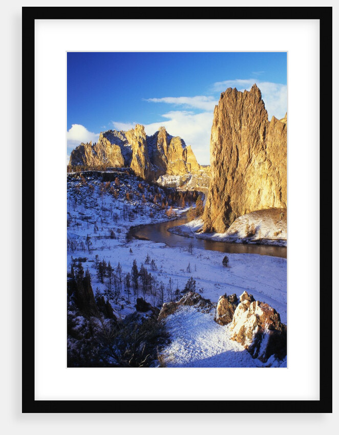 Smith Rock in Winter by Anonymous