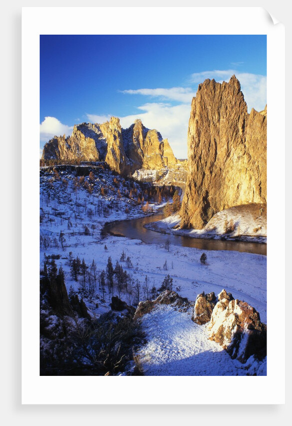 Smith Rock in Winter by Anonymous