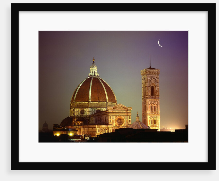 Duomo and Campanile of Santa Maria del Fiore Seen from the West by Anonymous