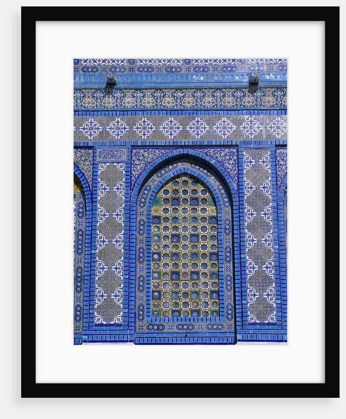Exterior View of Window and Tilework on Dome of the Rock by Anonymous