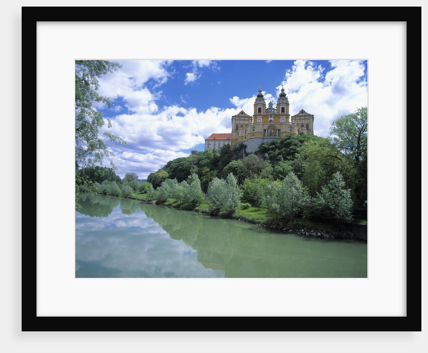 Melk Abbey and Danube by Anonymous