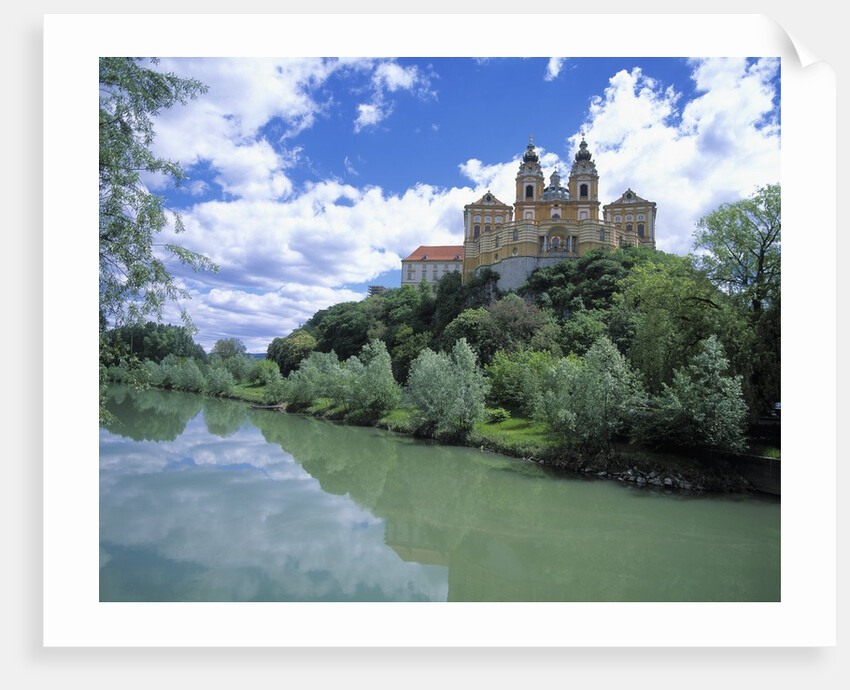 Melk Abbey and Danube by Anonymous