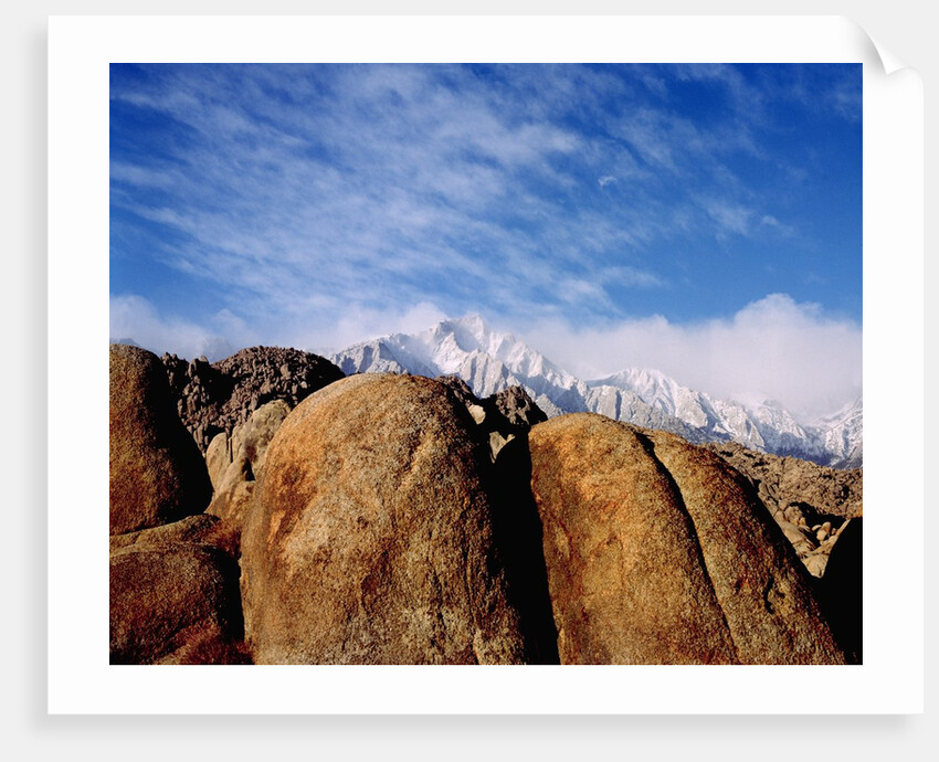 Rocky Landscape and Mountains by Anonymous