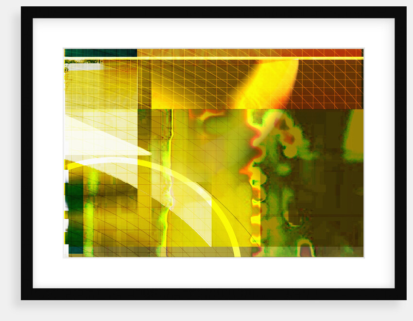 Yellow Patterns by Anonymous