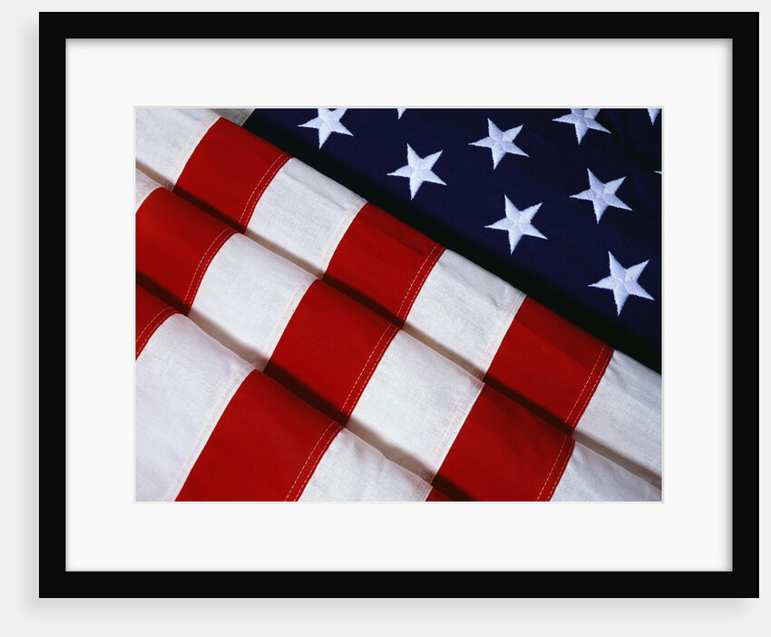 Folded American Flag by Anonymous