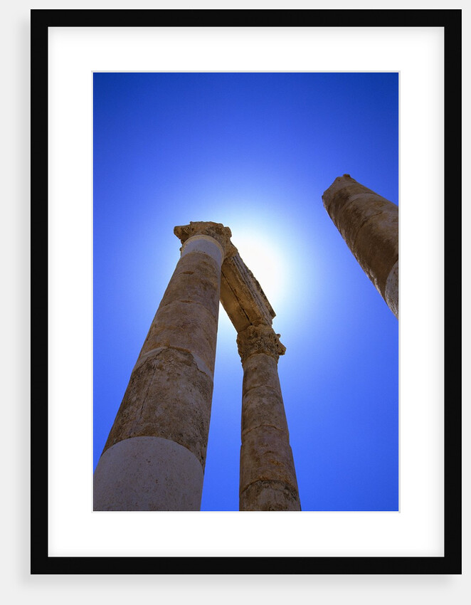 Columns Blocking Sun by Anonymous