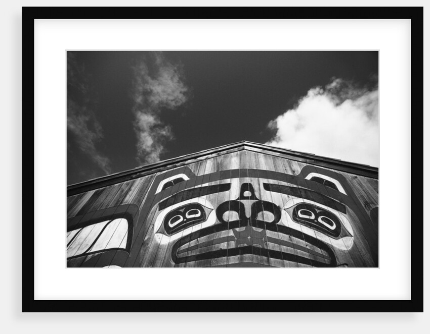 Tlingit Saxman Longhouse by Anonymous