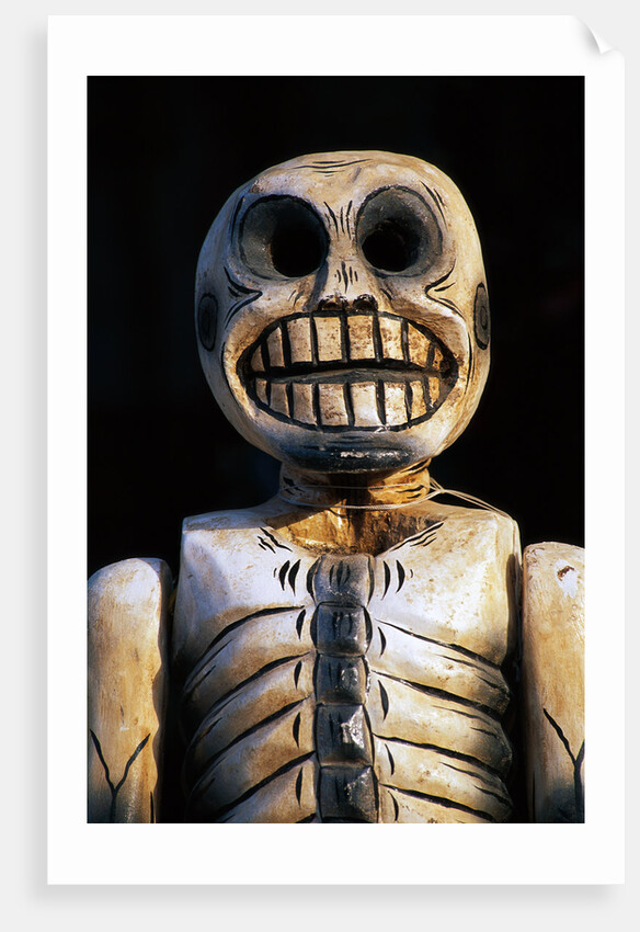 Detail of Day of the Dead Skeleton Sculpture by Anonymous