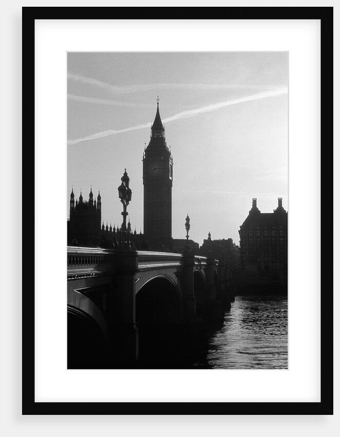 View of Big Ben from Across the Westminster Bridge by Anonymous