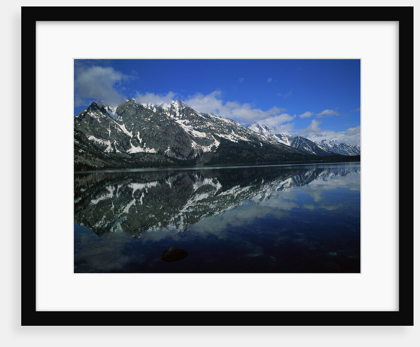 Mountain Reflection at Jenny Lake by Anonymous