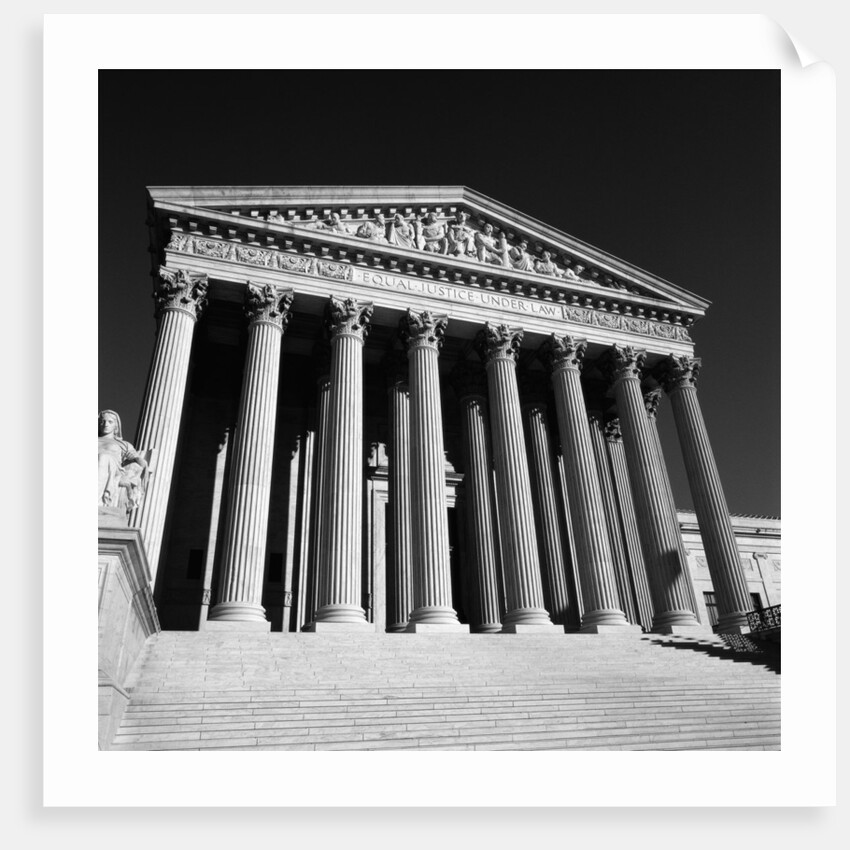 United States Supreme Court Exterior by Anonymous