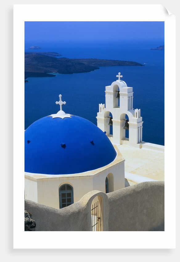 Church Overlooking Bay by Anonymous