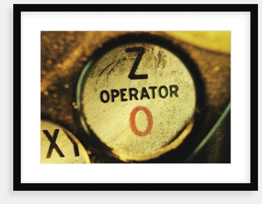 Operator Button on Telephone by Anonymous