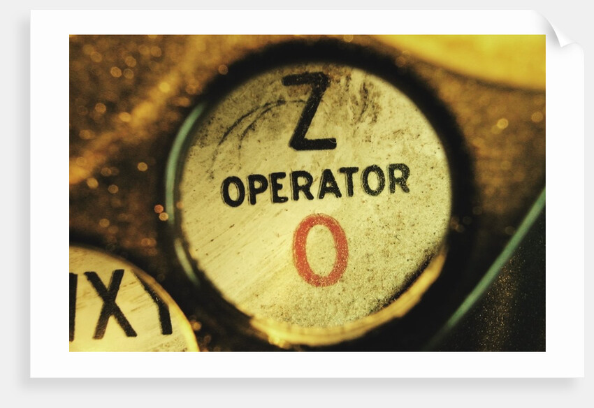 Operator Button on Telephone by Anonymous