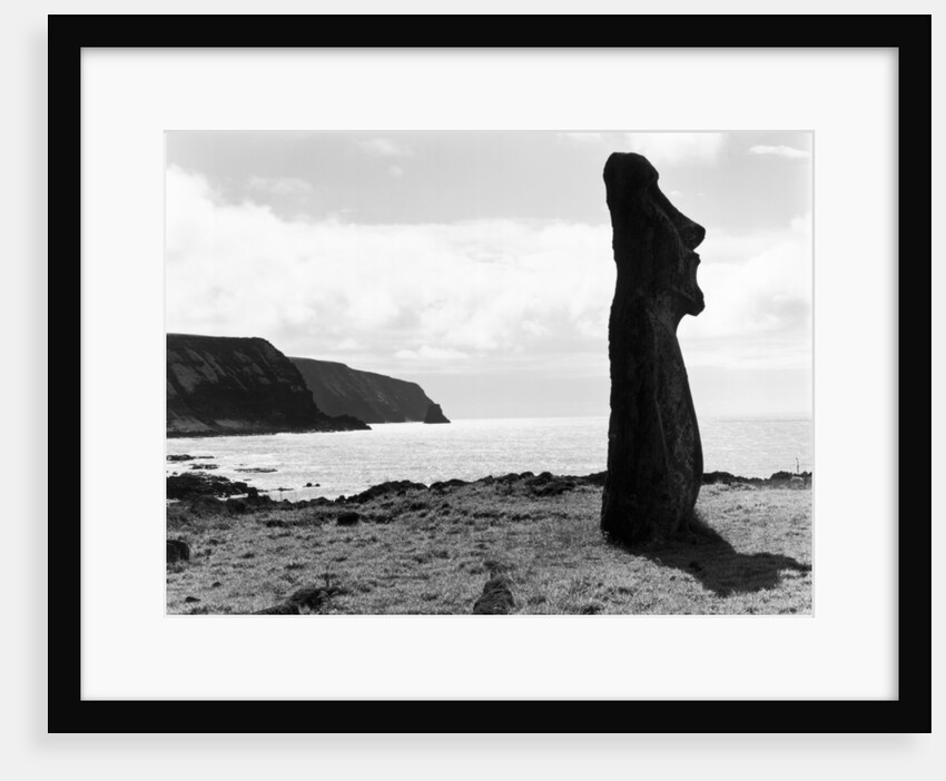 Moai by the Seashore by Anonymous