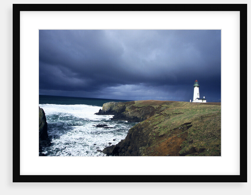 Yaquina Head Lighthouse at Dusk by Anonymous