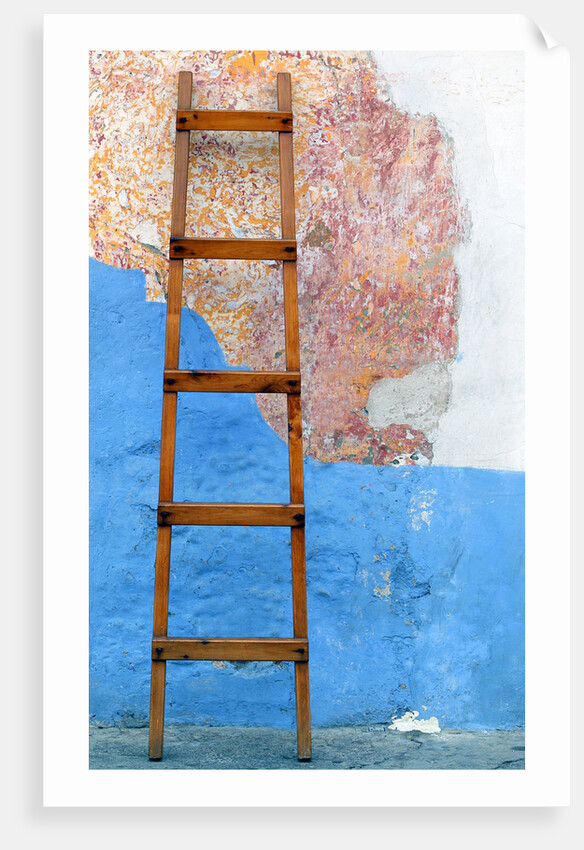 Ladder Against Wall by Anonymous