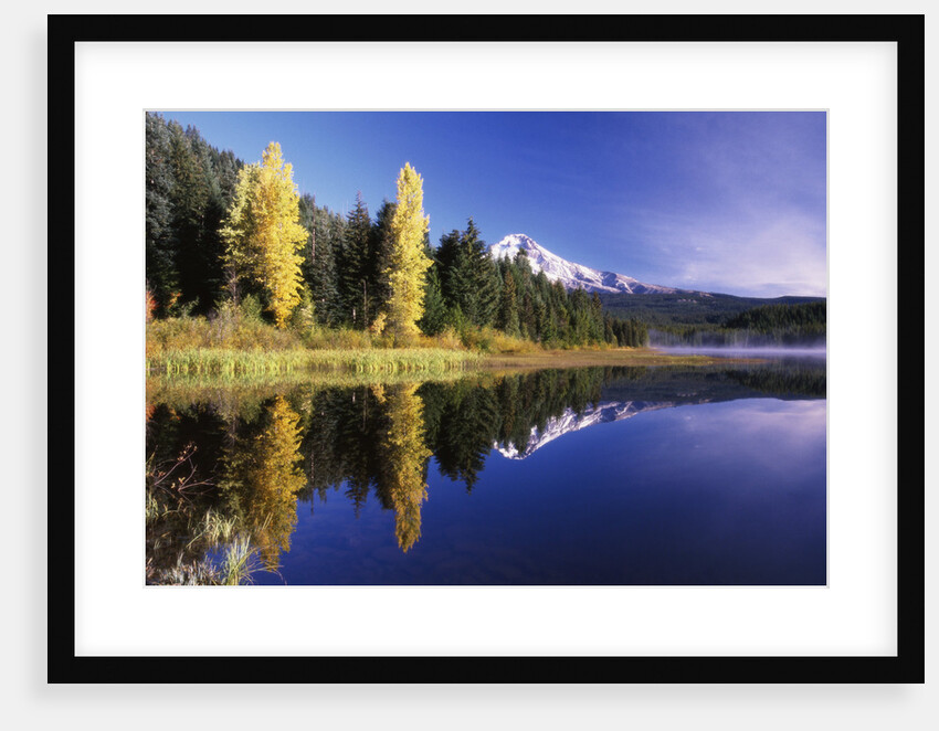 Clear Autumn Day at Trillium Lake by Anonymous