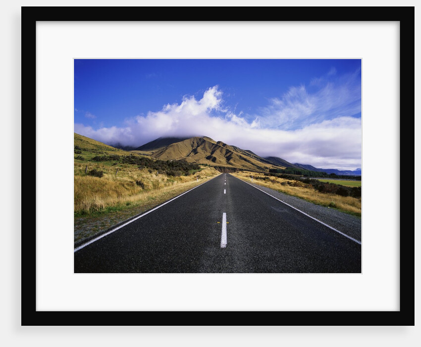 Vacant Highway in Mount Cook National Park by Anonymous