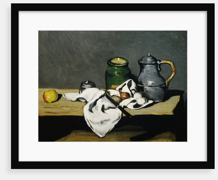 Still Life with Kettle by Paul Cezanne