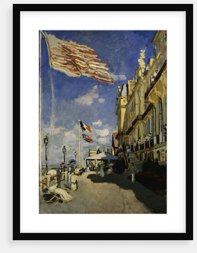 The Hotel des Roches-Noires, Trouville by Claude Monet