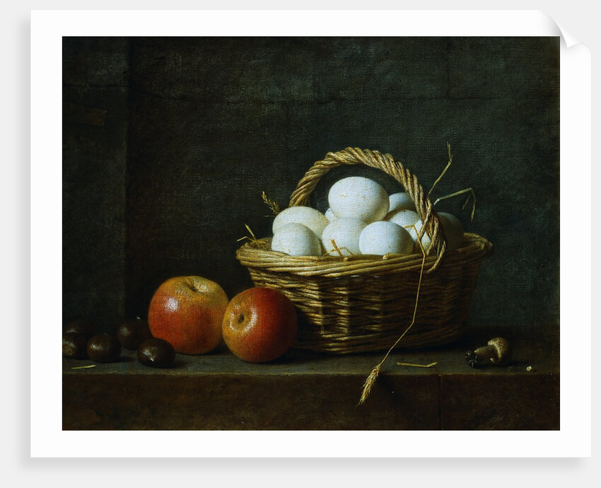 Basket of Eggs by Henri Horace Rolland Delaporte