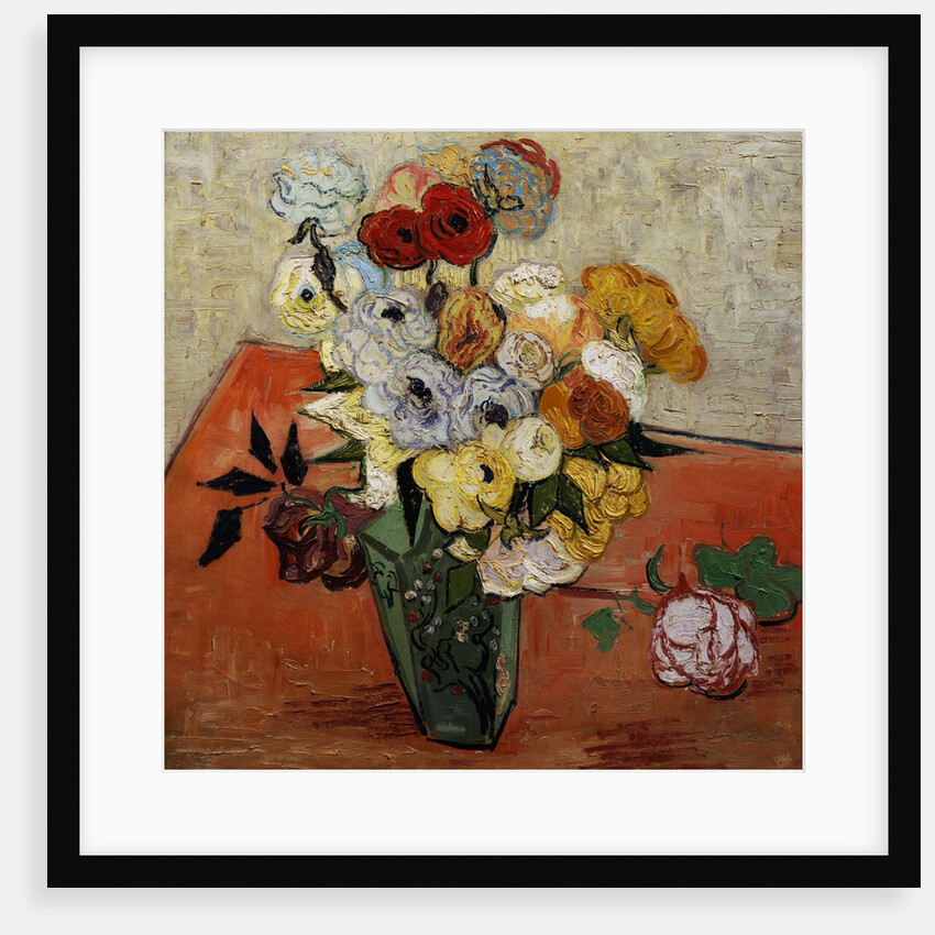 Roses and Anemones by Vincent Van Gogh