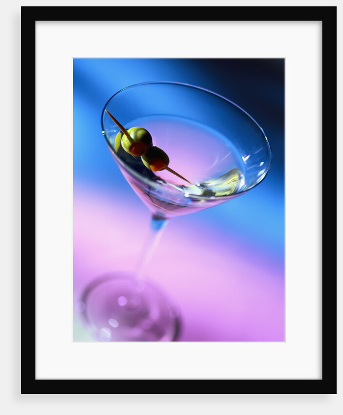 Martini with Olives by Anonymous