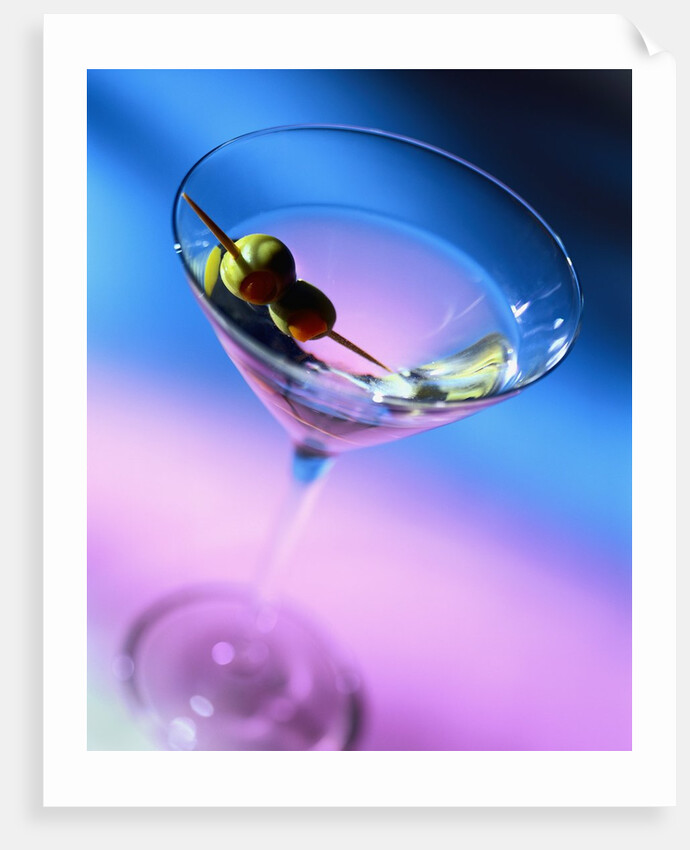 Martini with Olives by Anonymous