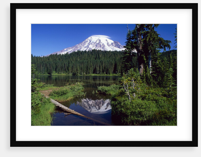 Mount Rainier and Reflection Lake by Anonymous