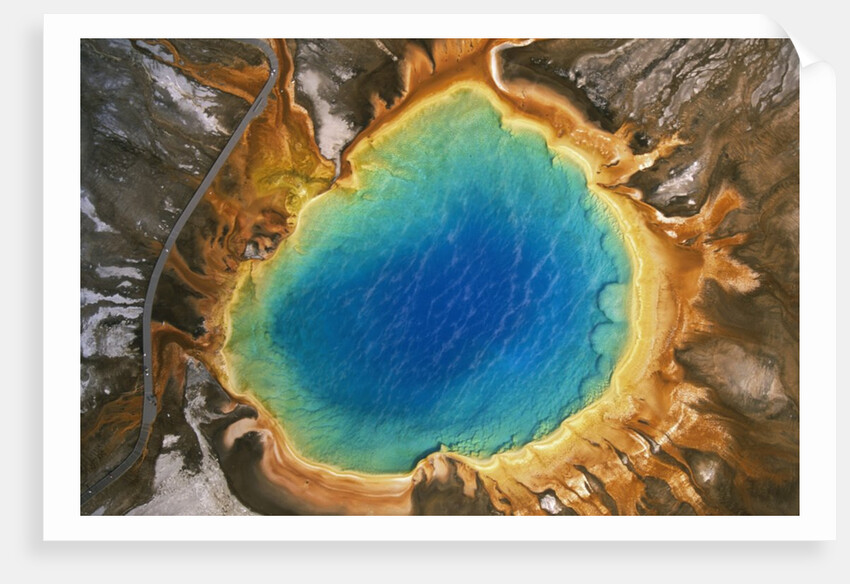 Aerial View of Grand Prismatic Geyser by Corbis