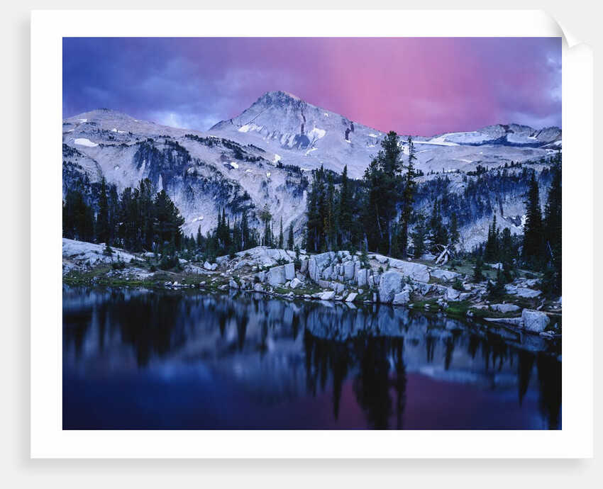 Mountain Lake in Rugged Wilderness by Anonymous