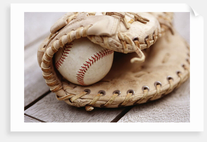 Baseball and Glove by Anonymous