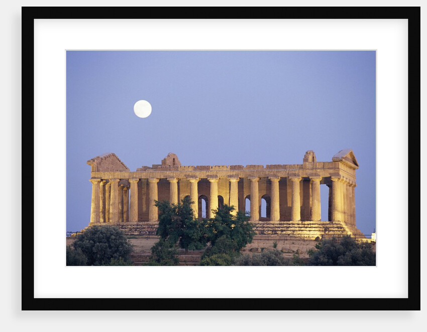 Temple of Concord Under the Moon by Anonymous
