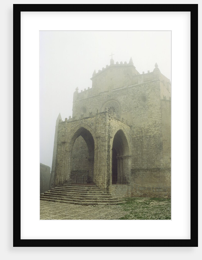 Facade of Cathedral Church in Erice by Anonymous