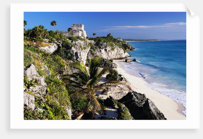 Mayan Ruins by the Sea by Anonymous