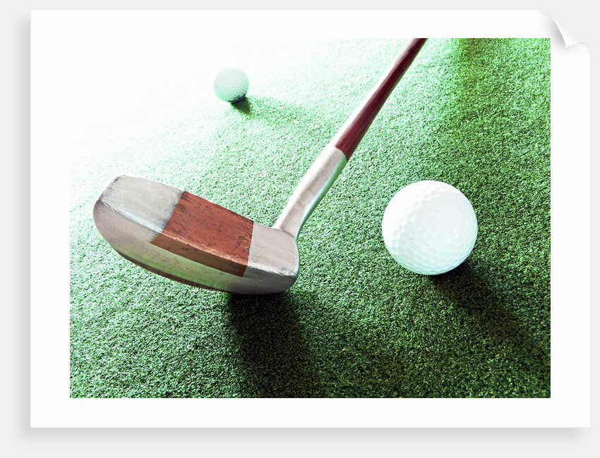 Putter and Golf Ball by Anonymous