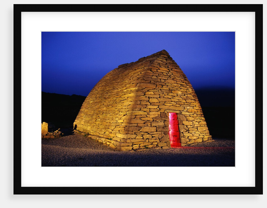 Dramatic Lighting at the Oratory of Gallarus by Anonymous