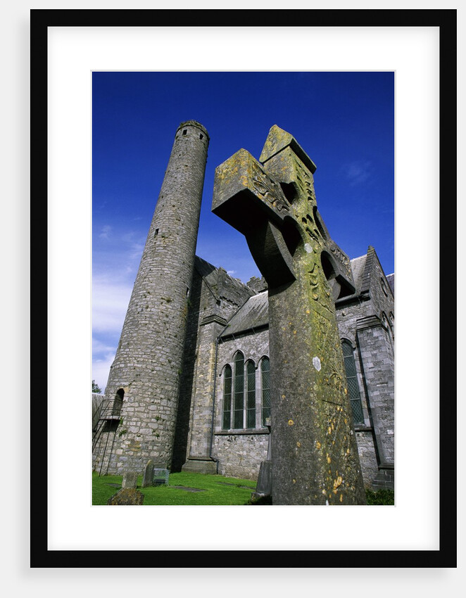 Celtic Cross Outside St. Canice's Cathedral by Anonymous