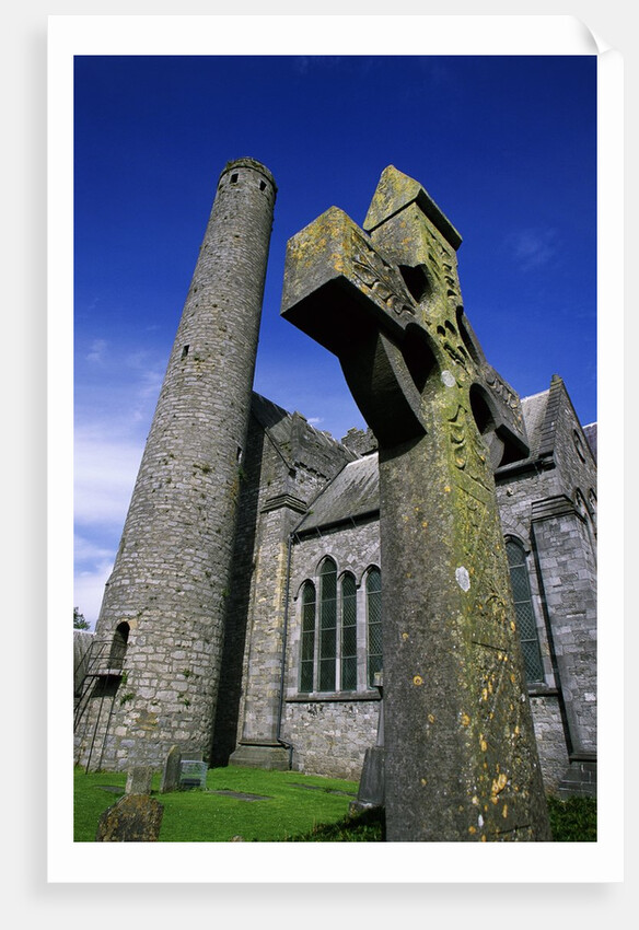 Celtic Cross Outside St. Canice's Cathedral by Anonymous