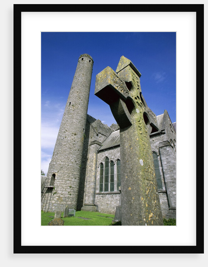 St. Canice's Cathedral and Round Tower by Anonymous