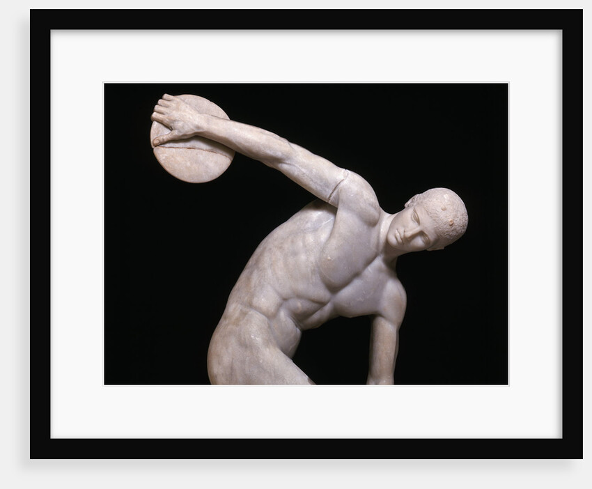 Detail of the Torso from an Ancient Roman Copy of Discobolus by Myron