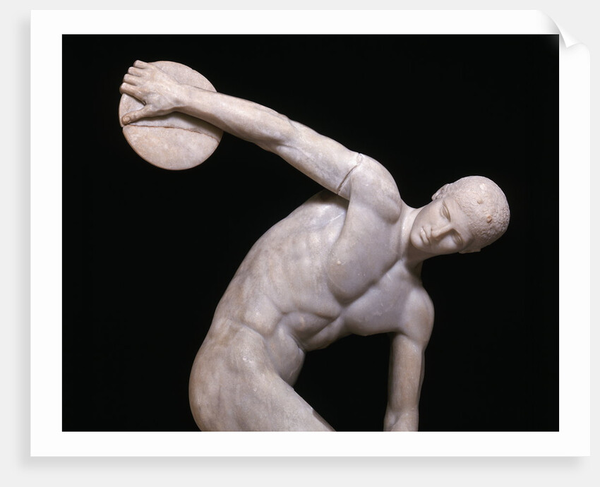 Detail of the Torso from an Ancient Roman Copy of Discobolus by Myron