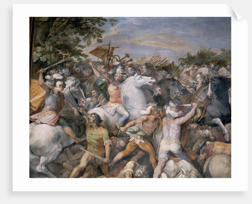 Roman Battle Scene by Giuseppe Cesari