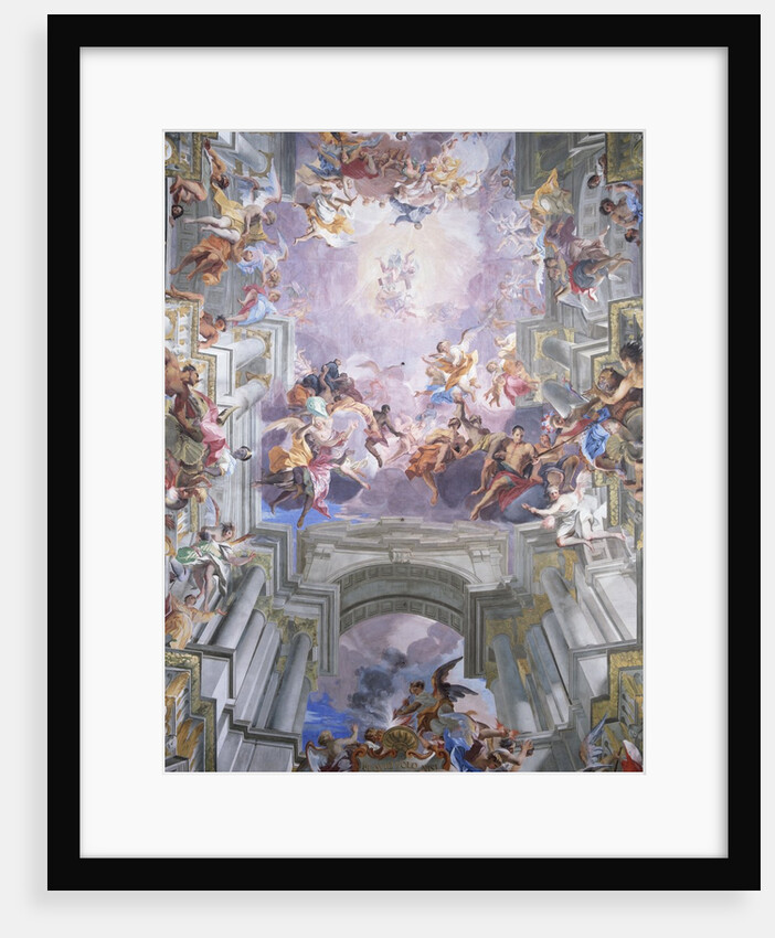 Detail of Heaven and Angels from The Glorification of Saint Ignatius by Andrea Pozzo