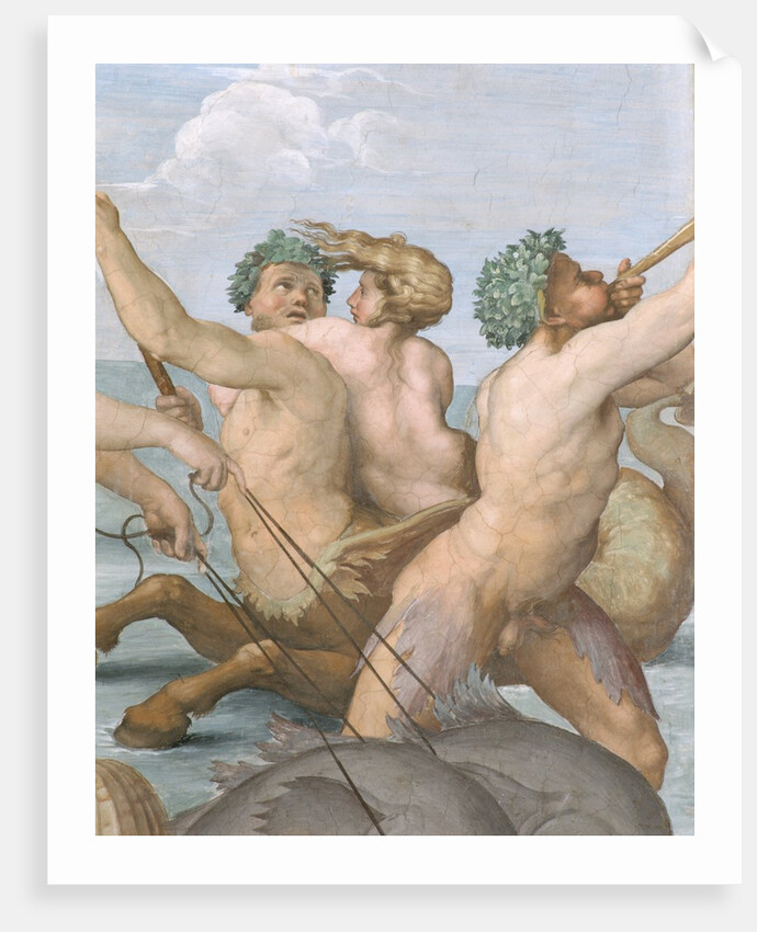 Detail of Centaur, Triton and Sea Nymph from Galatea by Raphael